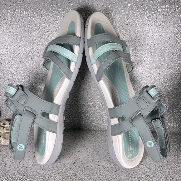 Merrell Sedona Blue Surf Outdoor Hiking Camping Sandals Shoes Size 7 - Picture 5 of 8